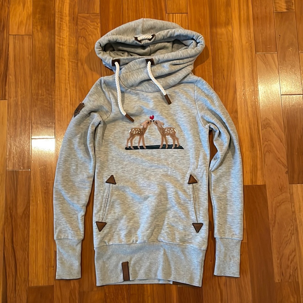 Naketano Sweatshirt-Ex Sm. Fawns. Long. Pockets